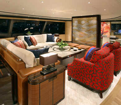 Sailing Yacht Q main salon