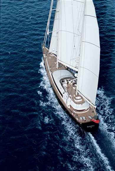 Parsifal III sailing
