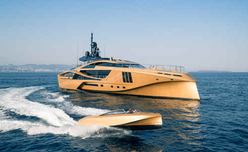 Khalila Gold yacht Mediterranean