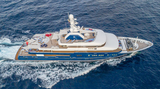 Yacht Bella Vita Aerial